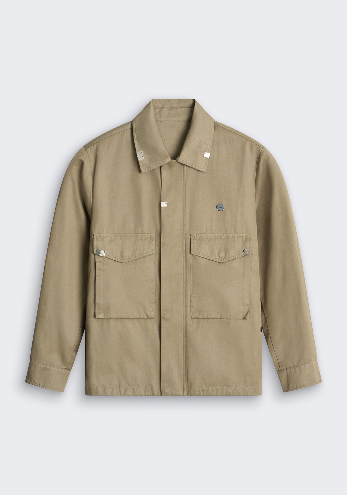 Circuit Rayon-Cotton Cargo Jacket