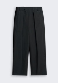 Long-Staple Cotton Pleated Pants