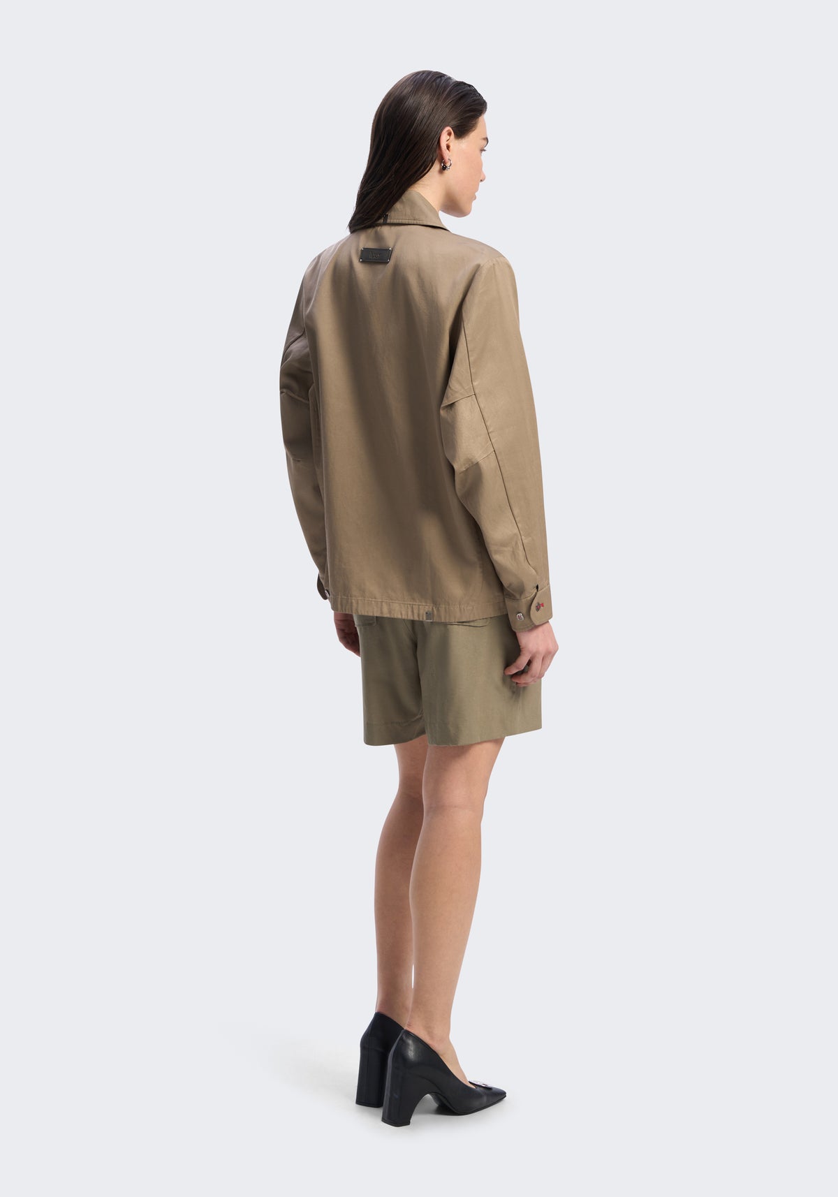 Circuit Rayon-Cotton Cargo Jacket