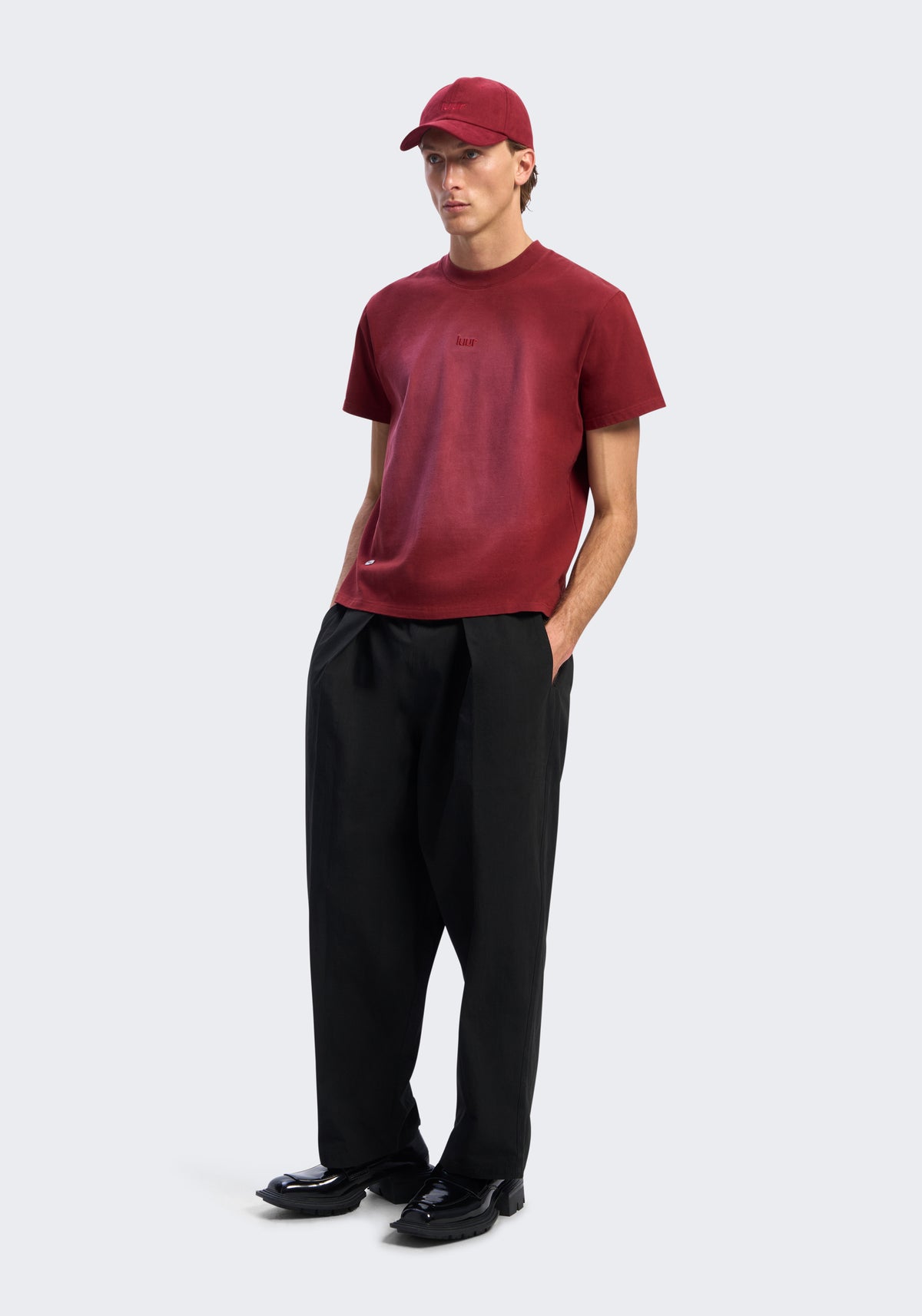 Long-Staple Cotton Pleated Pants