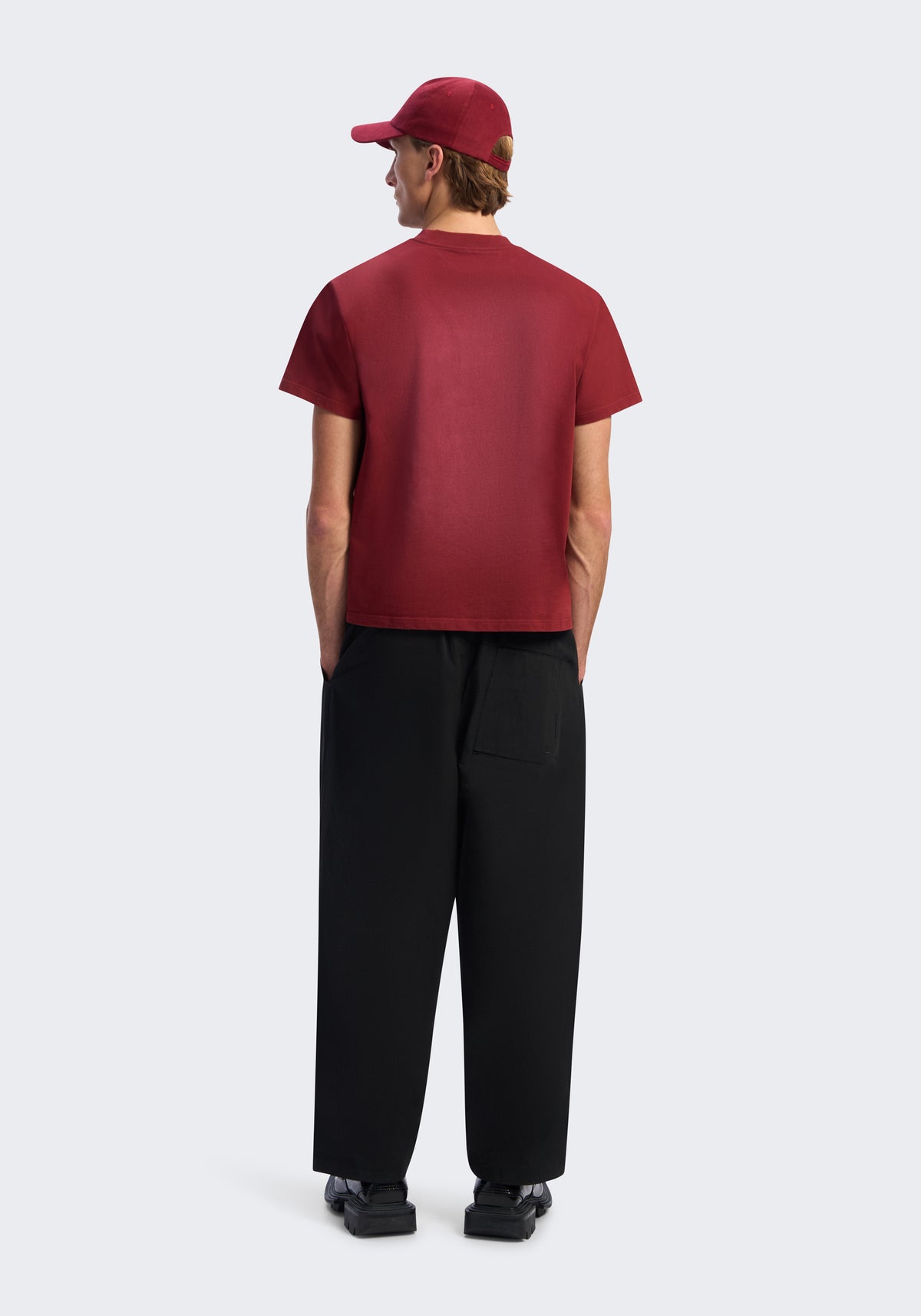 Long-Staple Cotton Pleated Pants