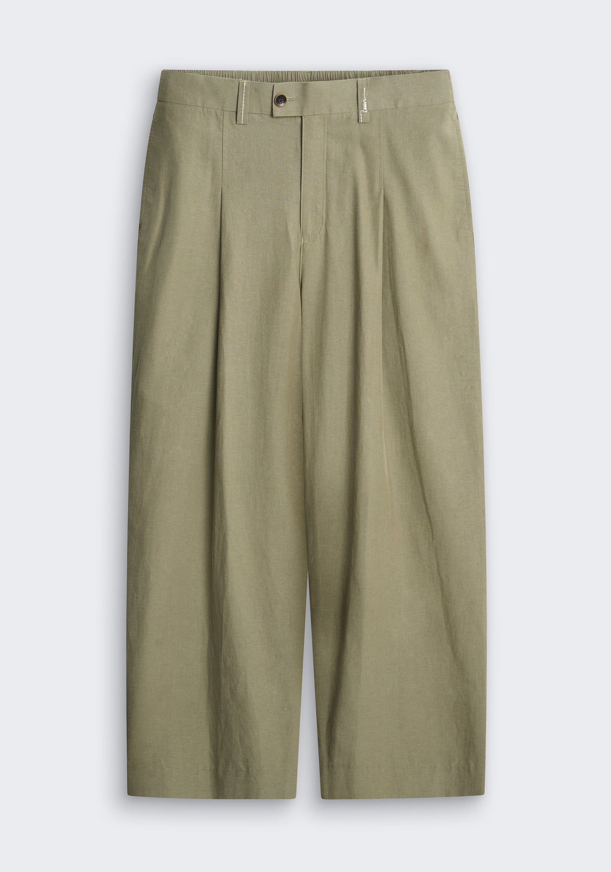 Lyocell Relaxed Tailored Pants