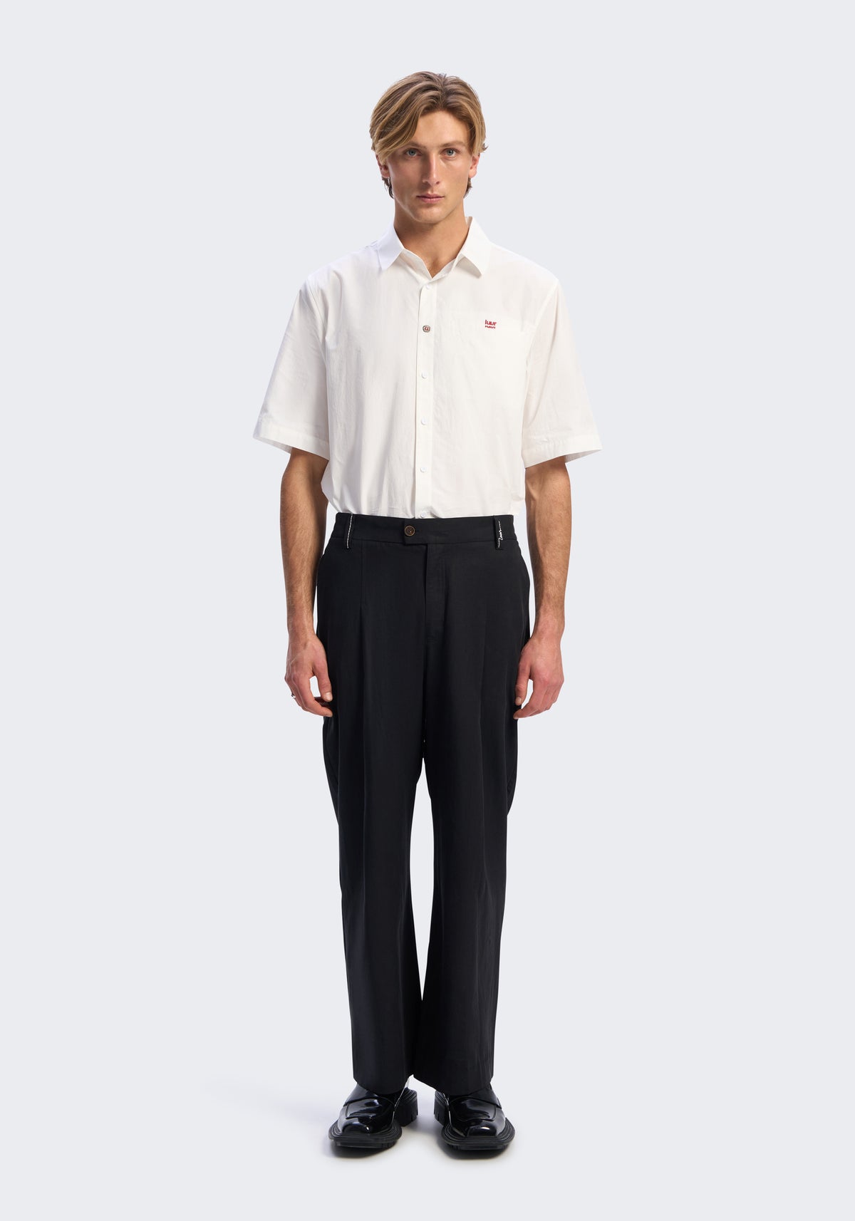 Lyocell Relaxed Tailored Pants