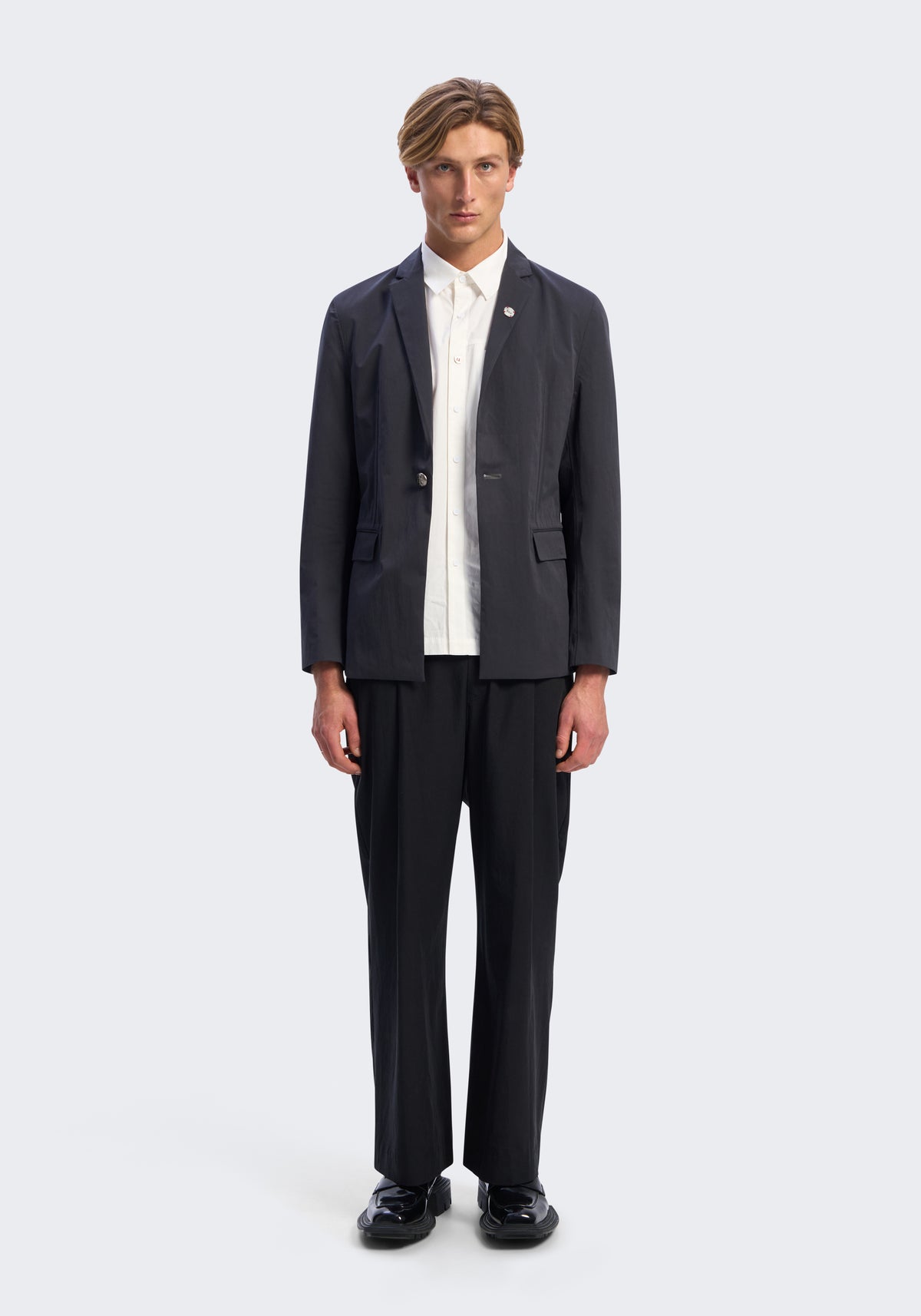 Lyocell Relaxed Tailored Pants