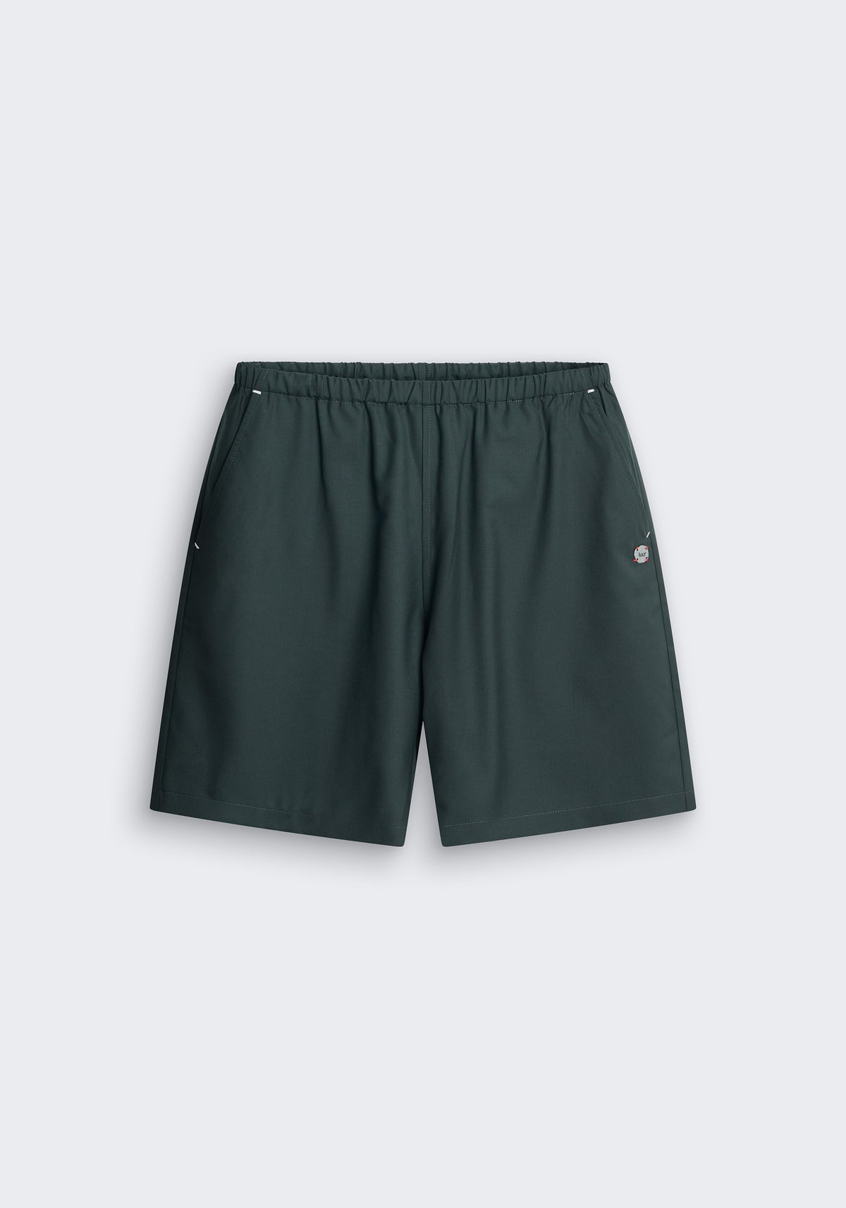 Tropical Merino Relaxed Shorts