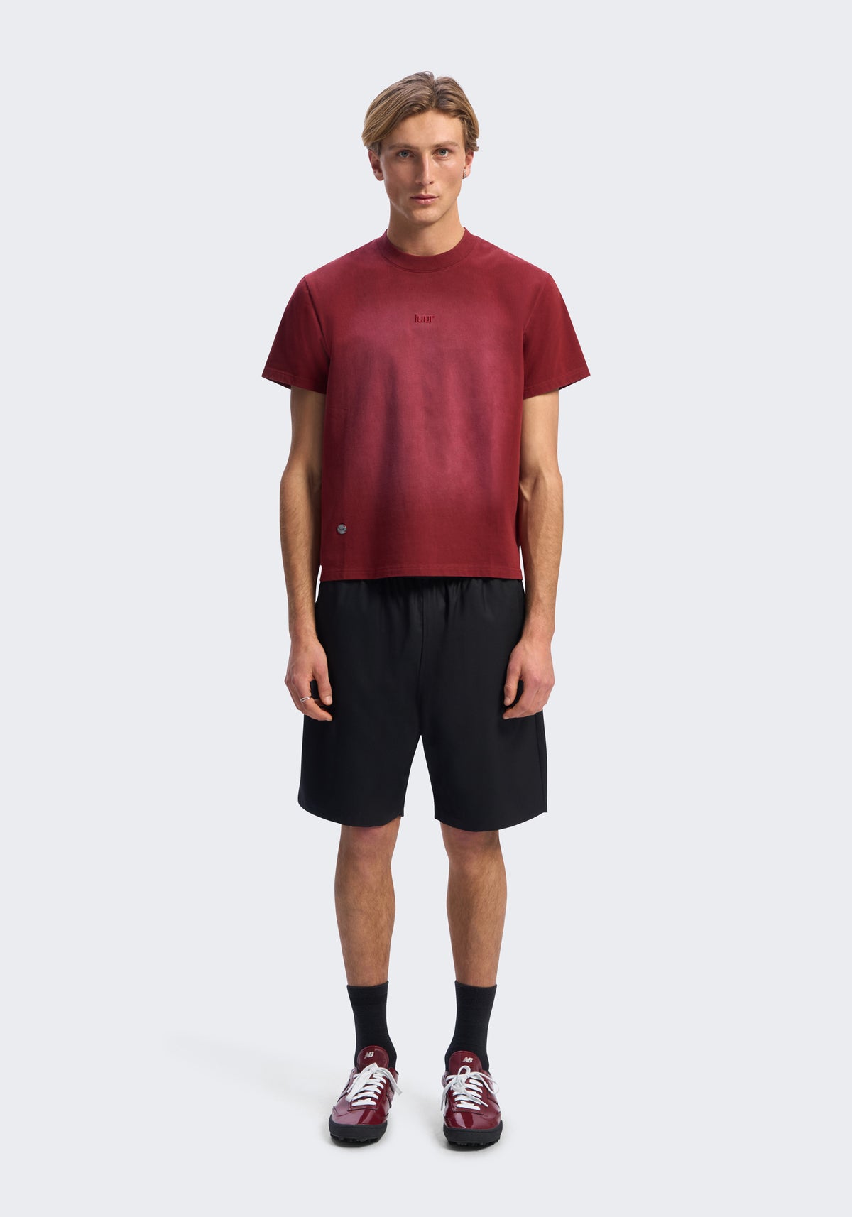 Tropical Merino Relaxed Shorts