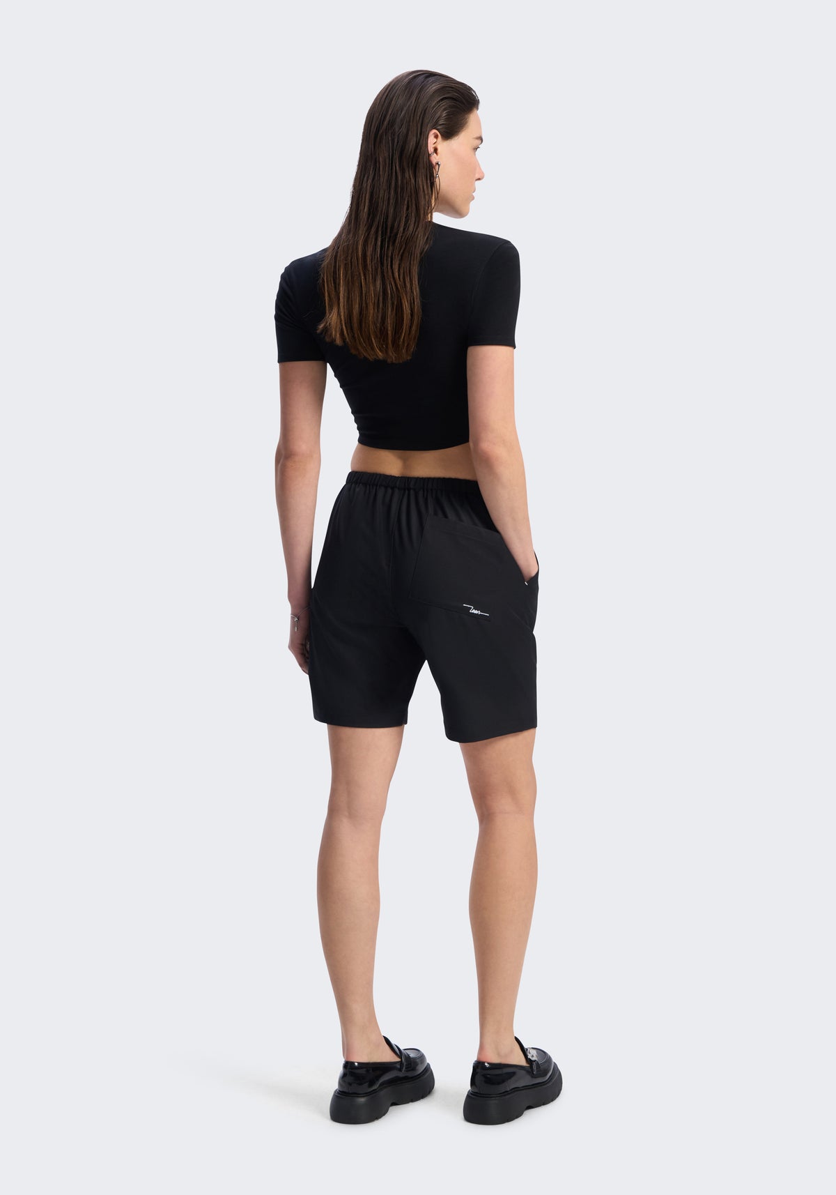 Tropical Merino Relaxed Shorts