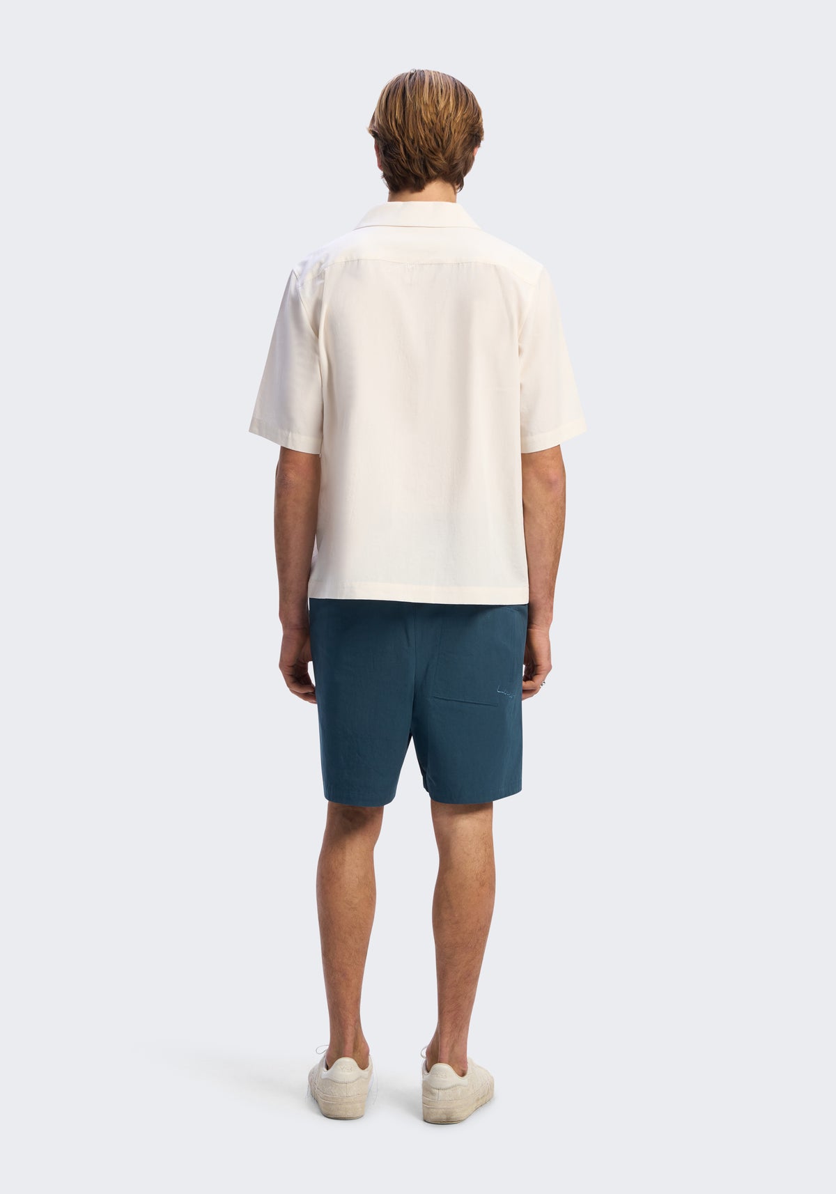 Computer is OFF Adjustable Pleated Shorts