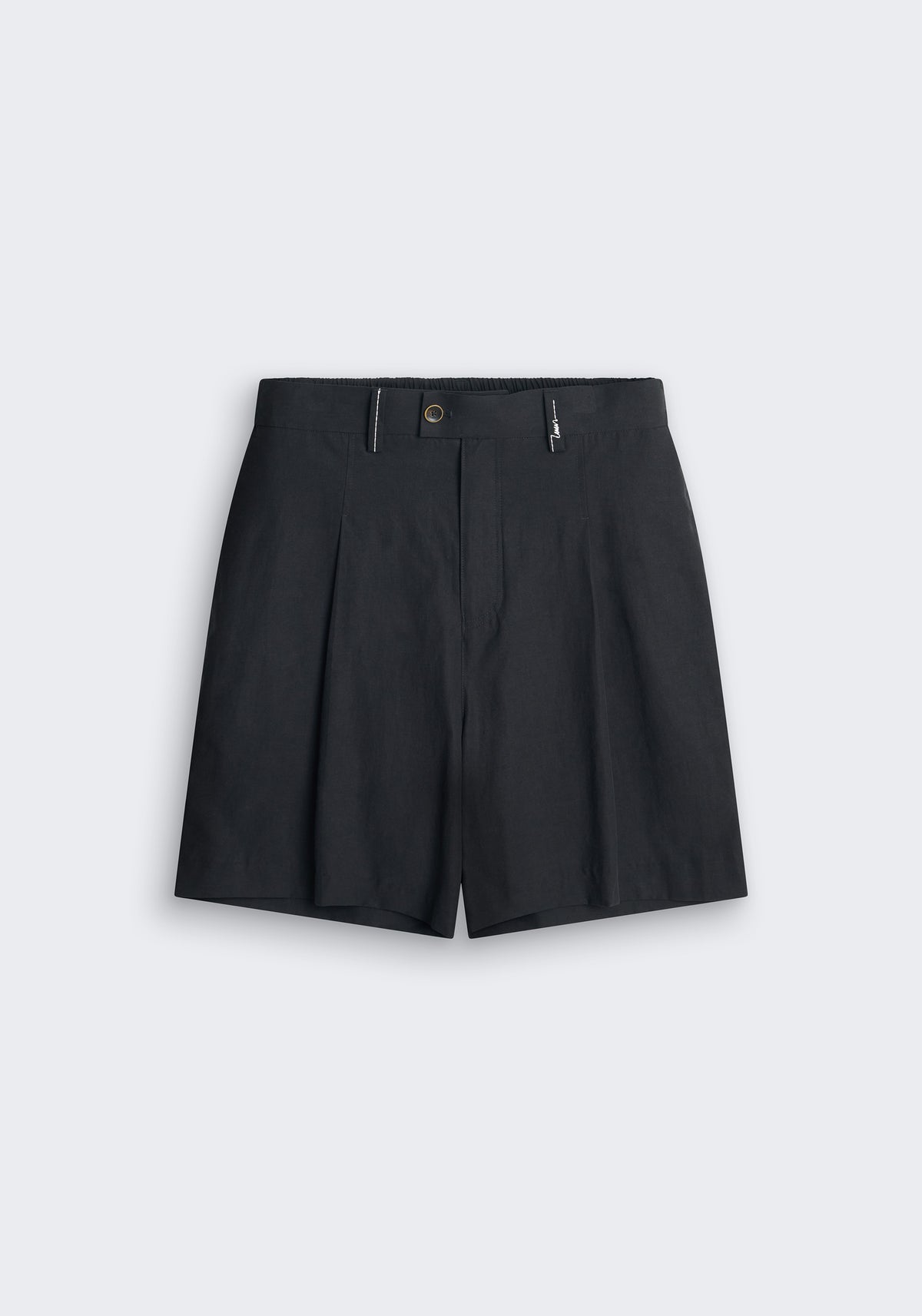 Lyocell Relaxed Tailored Shorts