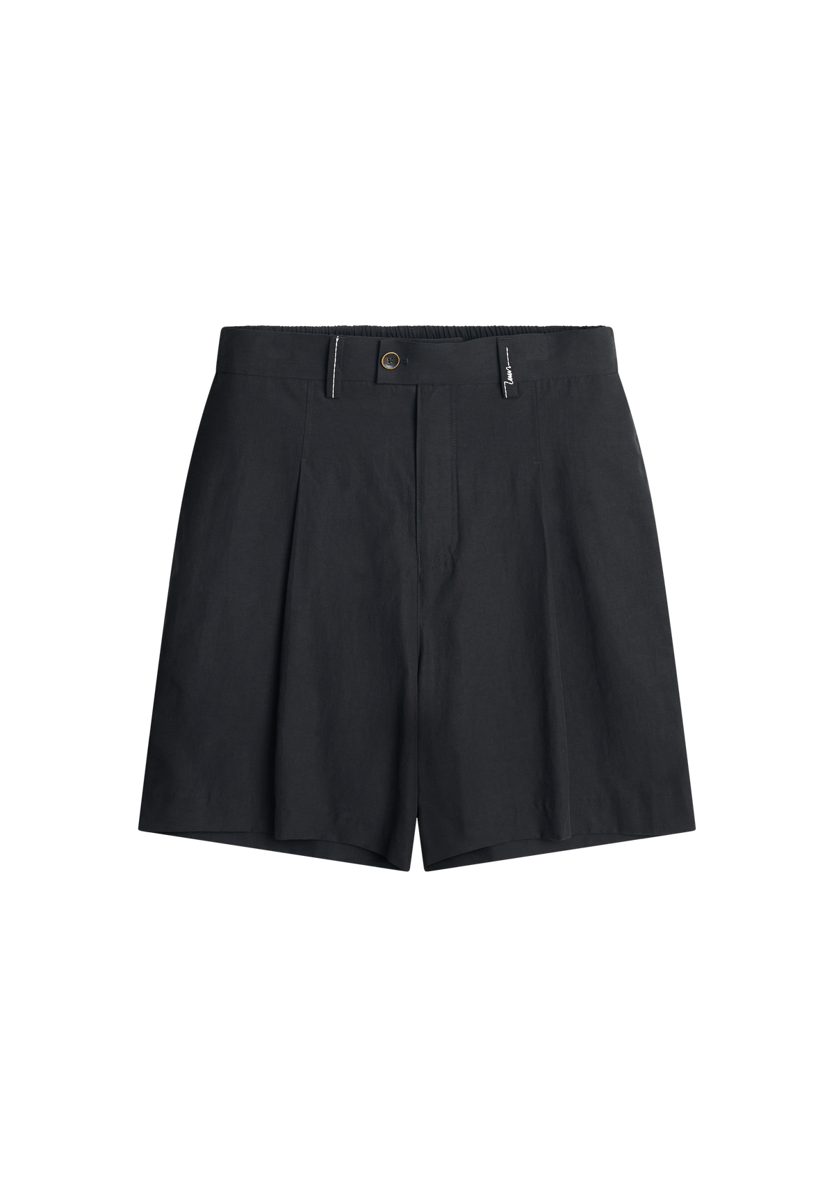Lyocell Relaxed Tailored Shorts