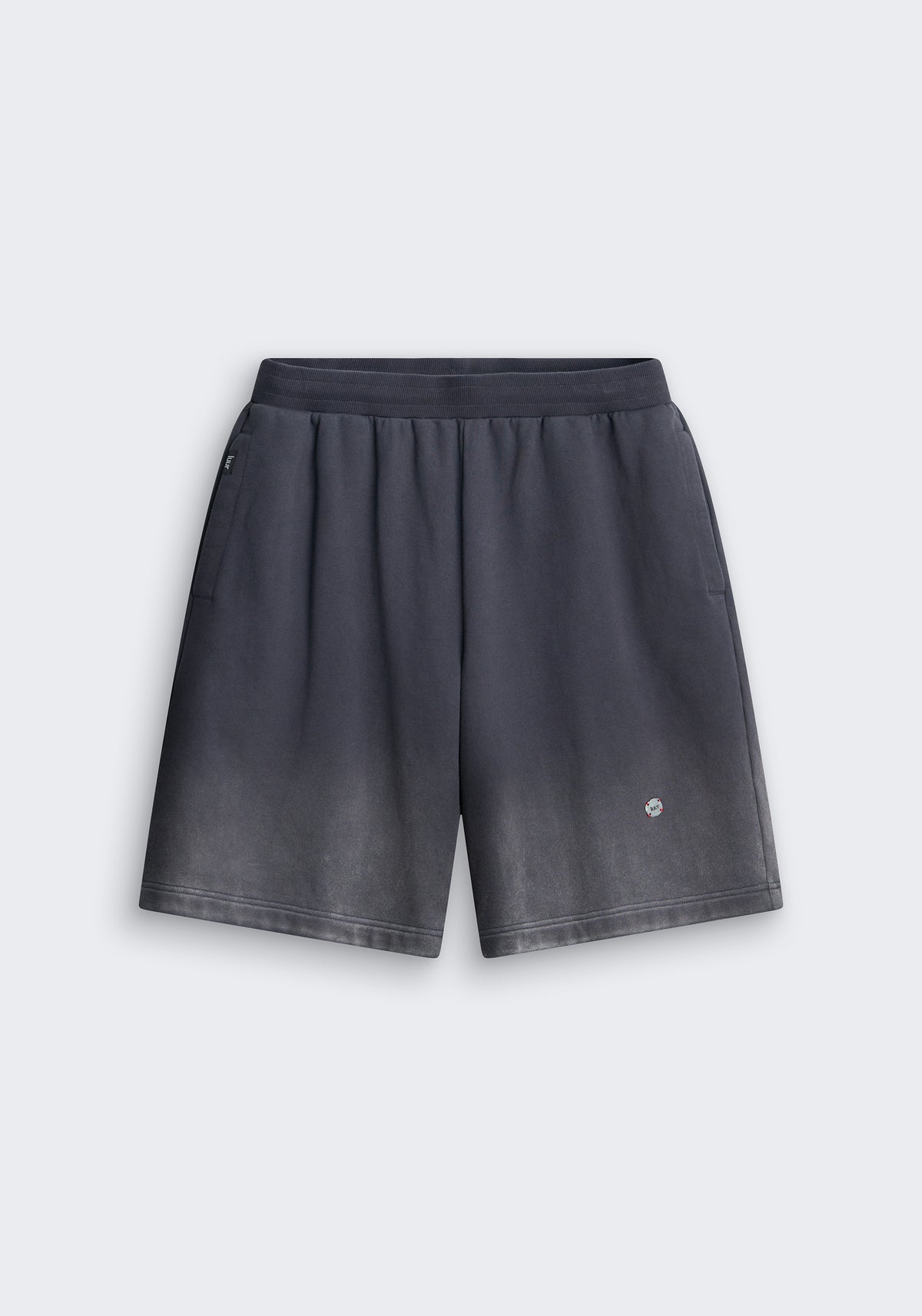 Gradient-Washed Cotton Shorts