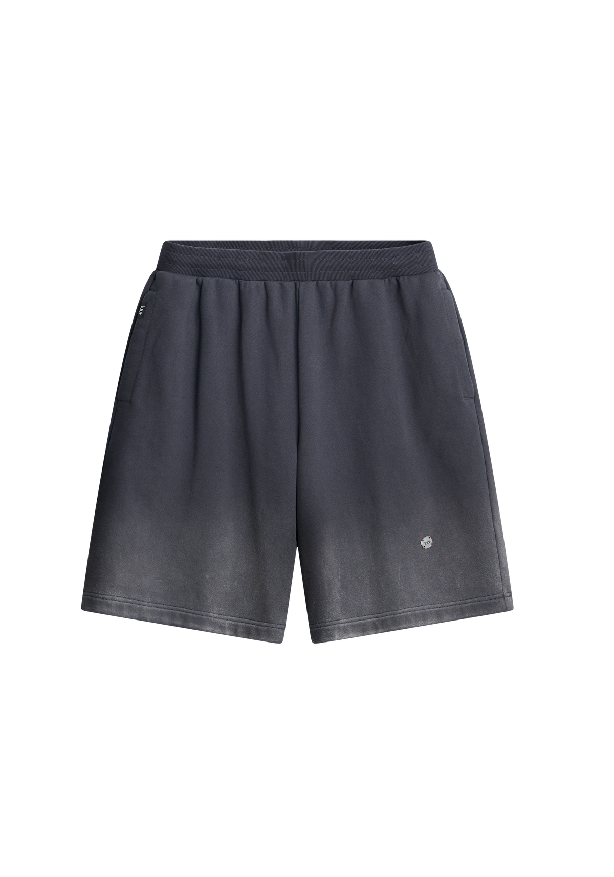 Gradient-Washed Cotton Shorts