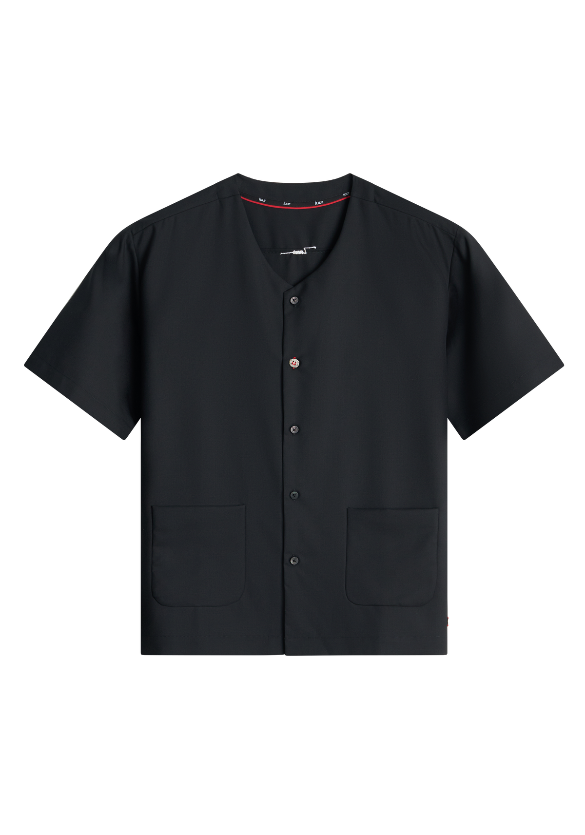 Tropical Merino V-Neck Short Sleeve Shirt