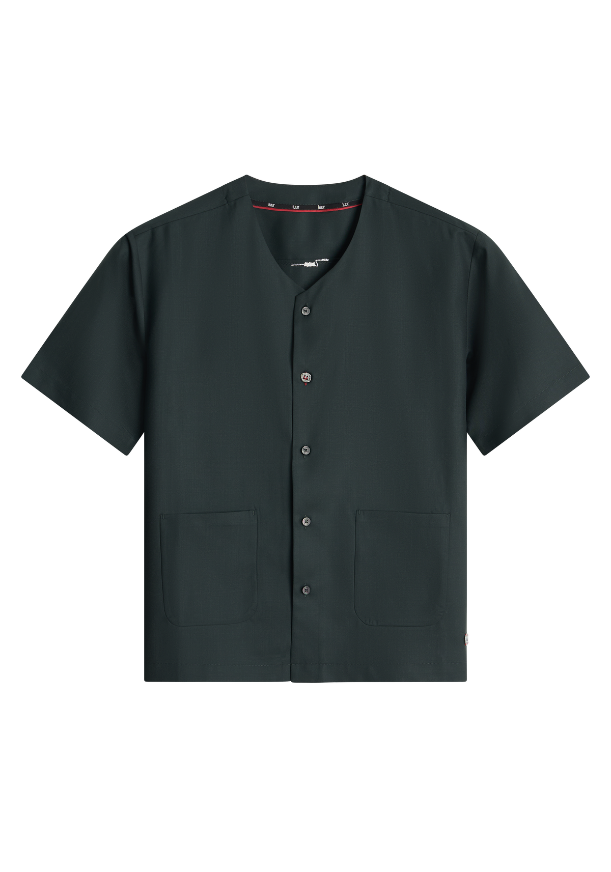 Tropical Merino V-Neck Short Sleeve Shirt