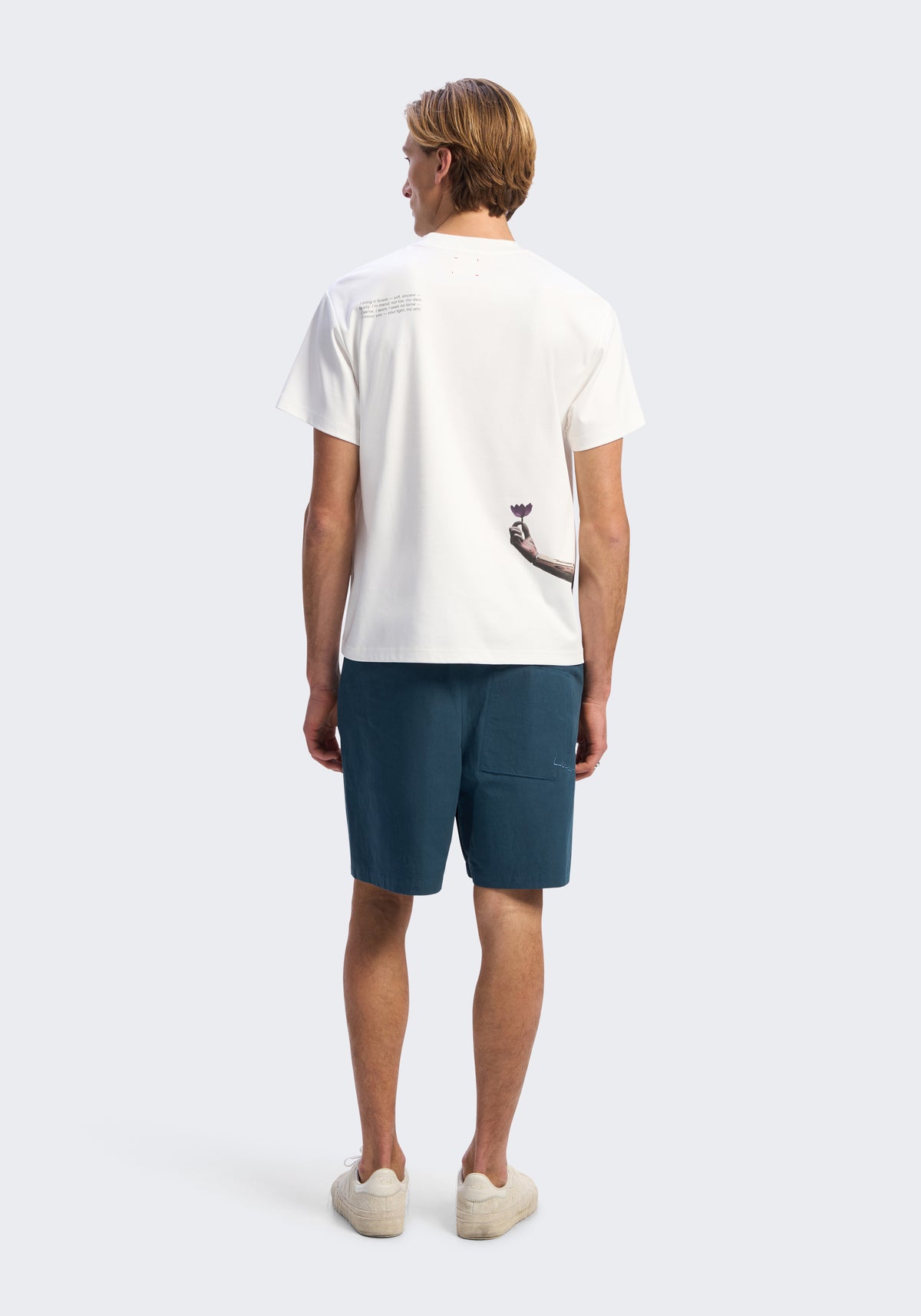 A flower from a machine T-shirt