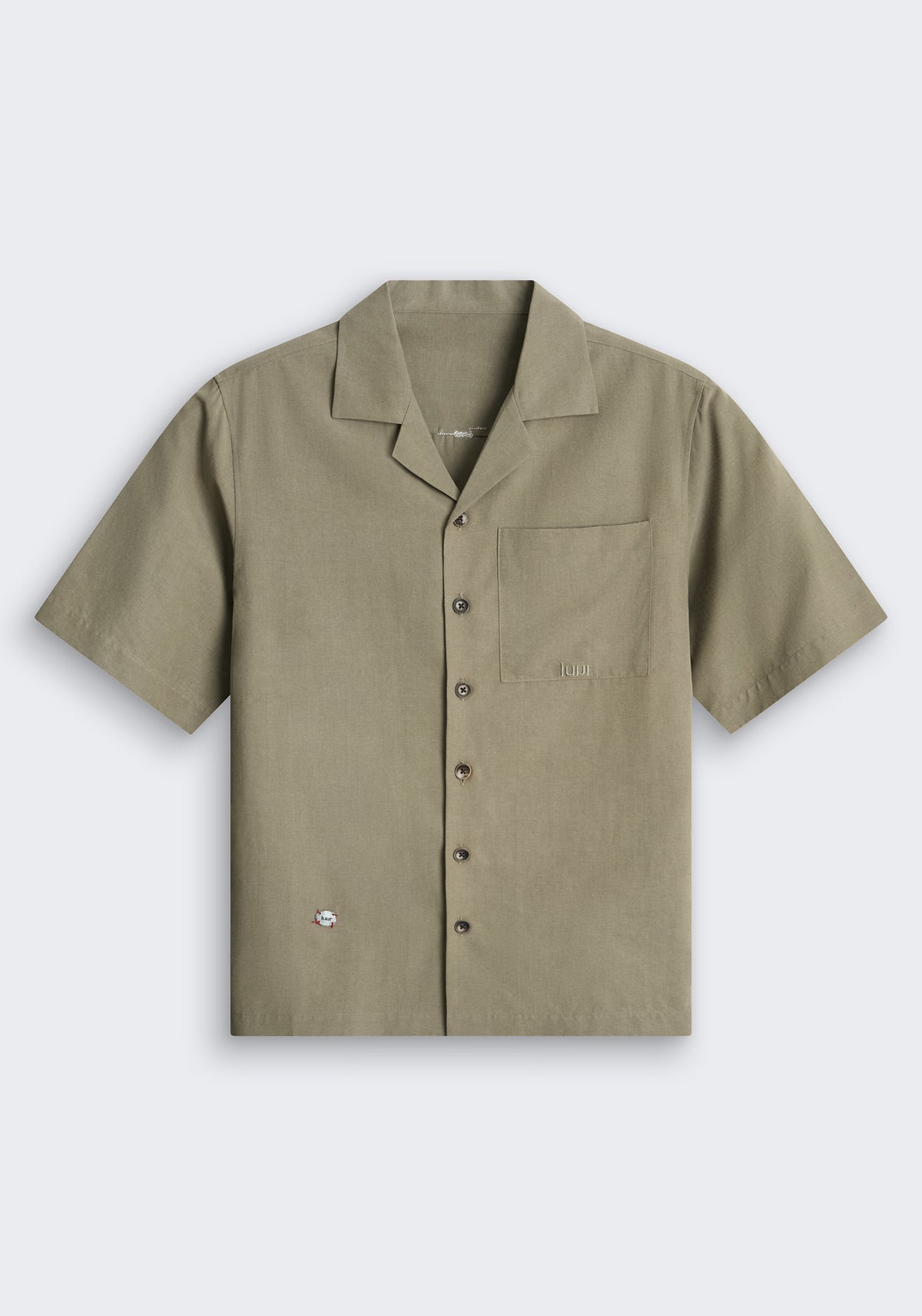 Lyocell Short-Sleeve Camp Shirt