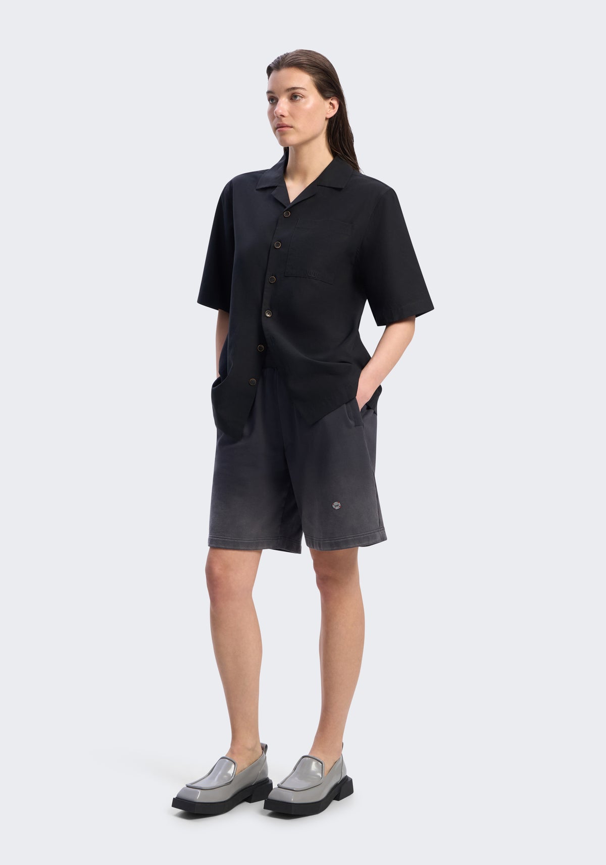 Lyocell Short-Sleeve Camp Shirt