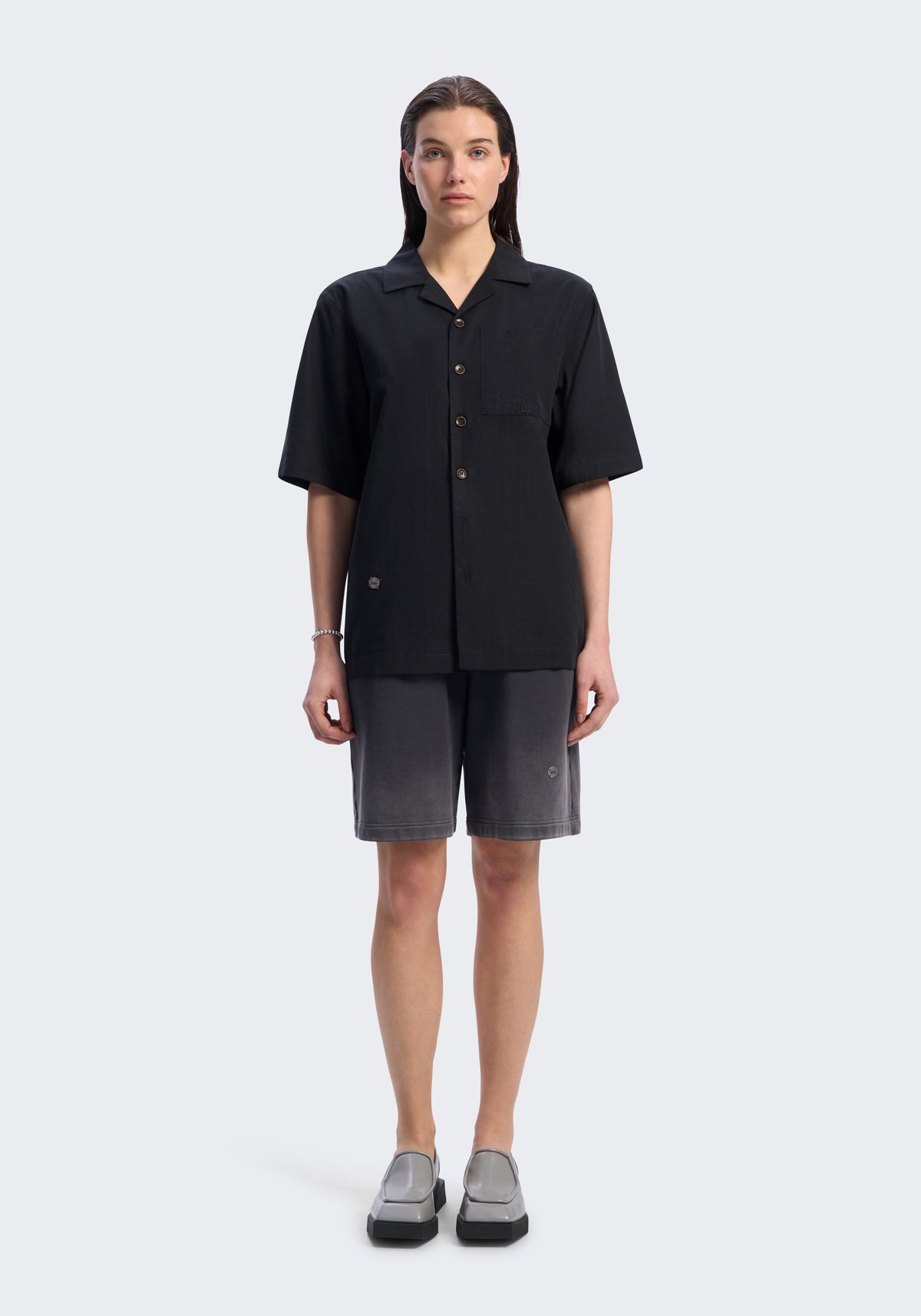 Lyocell Short-Sleeve Camp Shirt