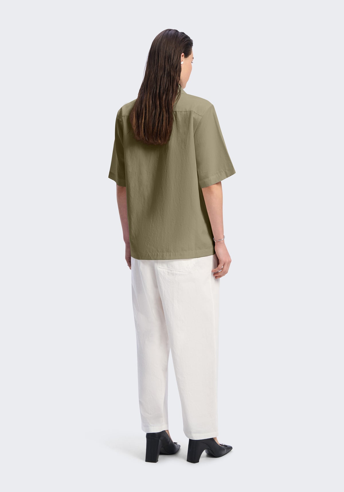 Lyocell Short-Sleeve Camp Shirt