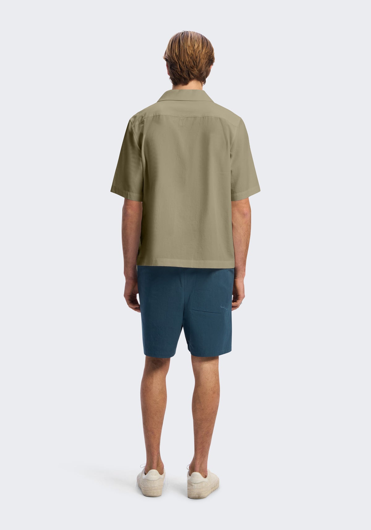 Lyocell Short-Sleeve Camp Shirt