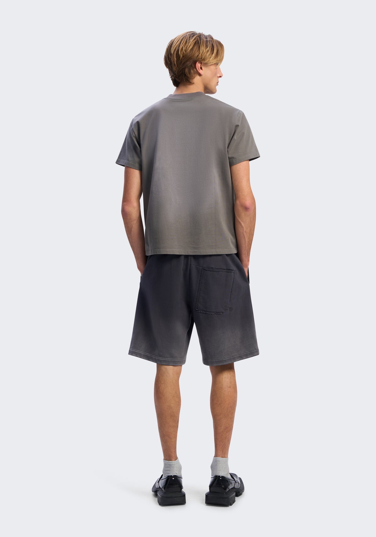 Square Spray Garment-Dyed T-Shirt