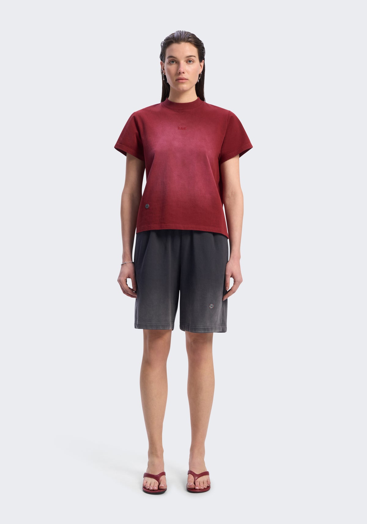 Square Spray Garment-Dyed T-Shirt
