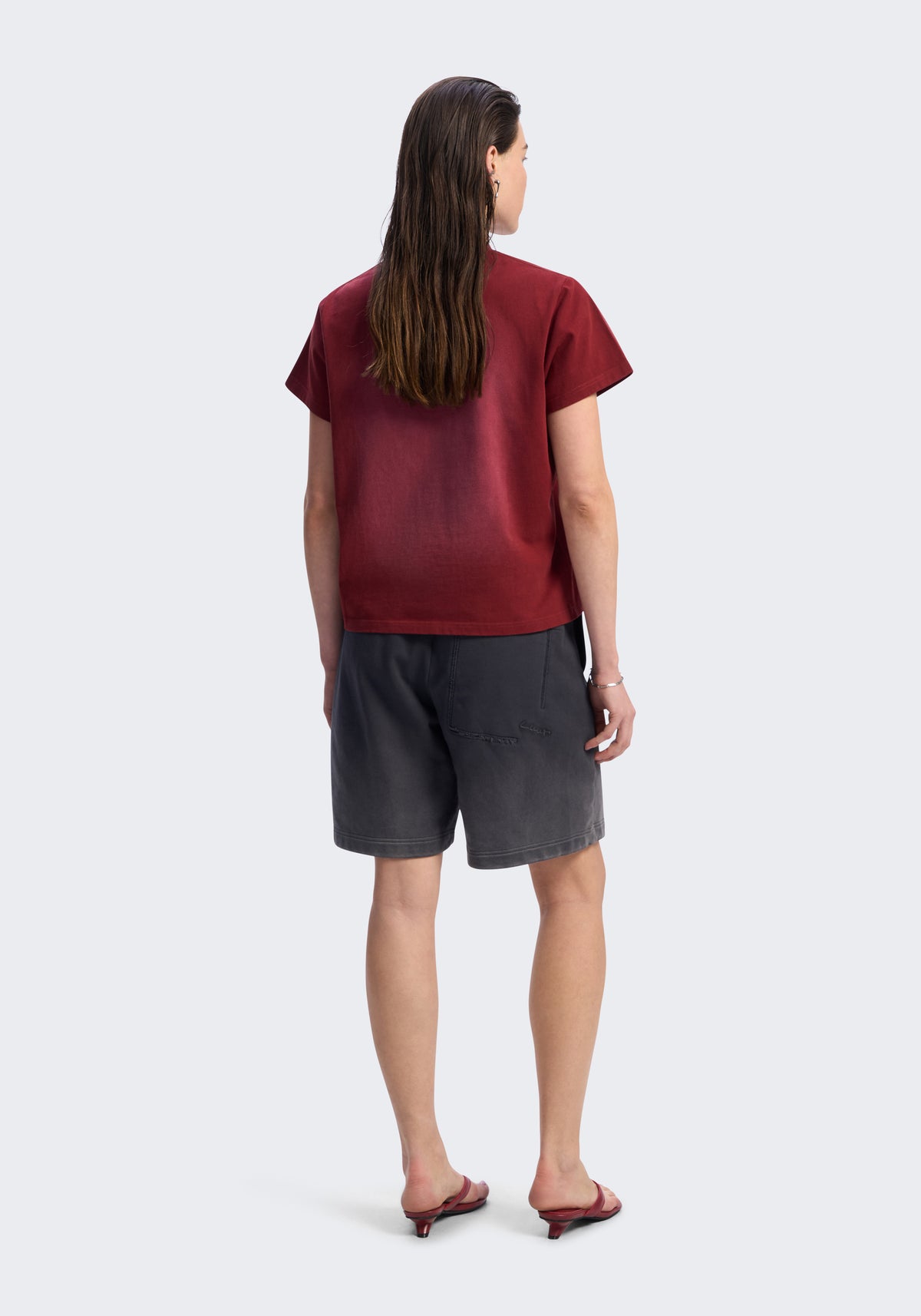 Square Spray Garment-Dyed T-Shirt