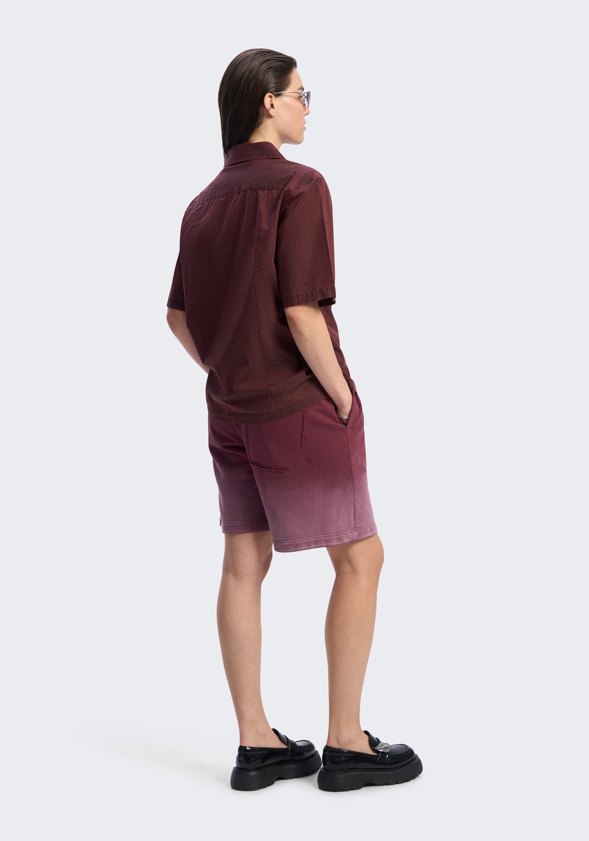 Enzyme-Washed Cotton Camp Shirt
